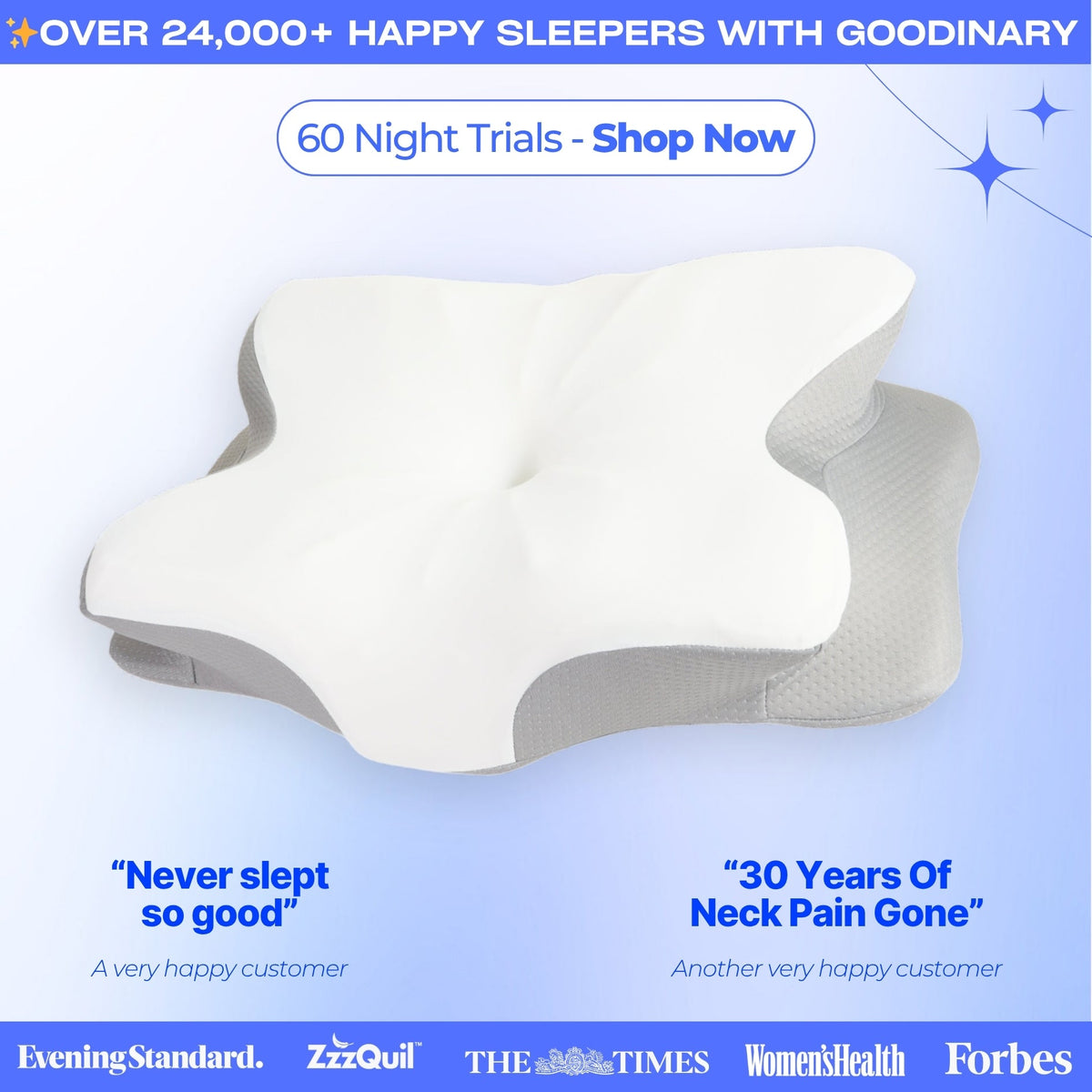 Cooling Contour Memory Foam Pillow