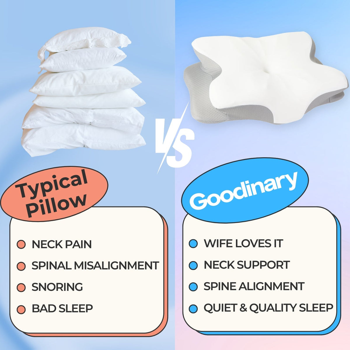Cooling Contour Memory Foam Pillow
