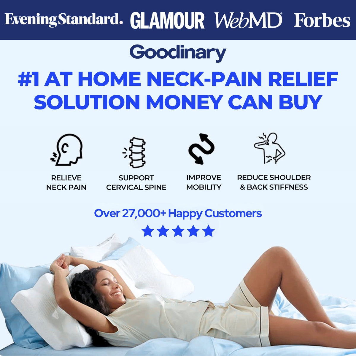 Cooling Contour Memory Foam Pillow