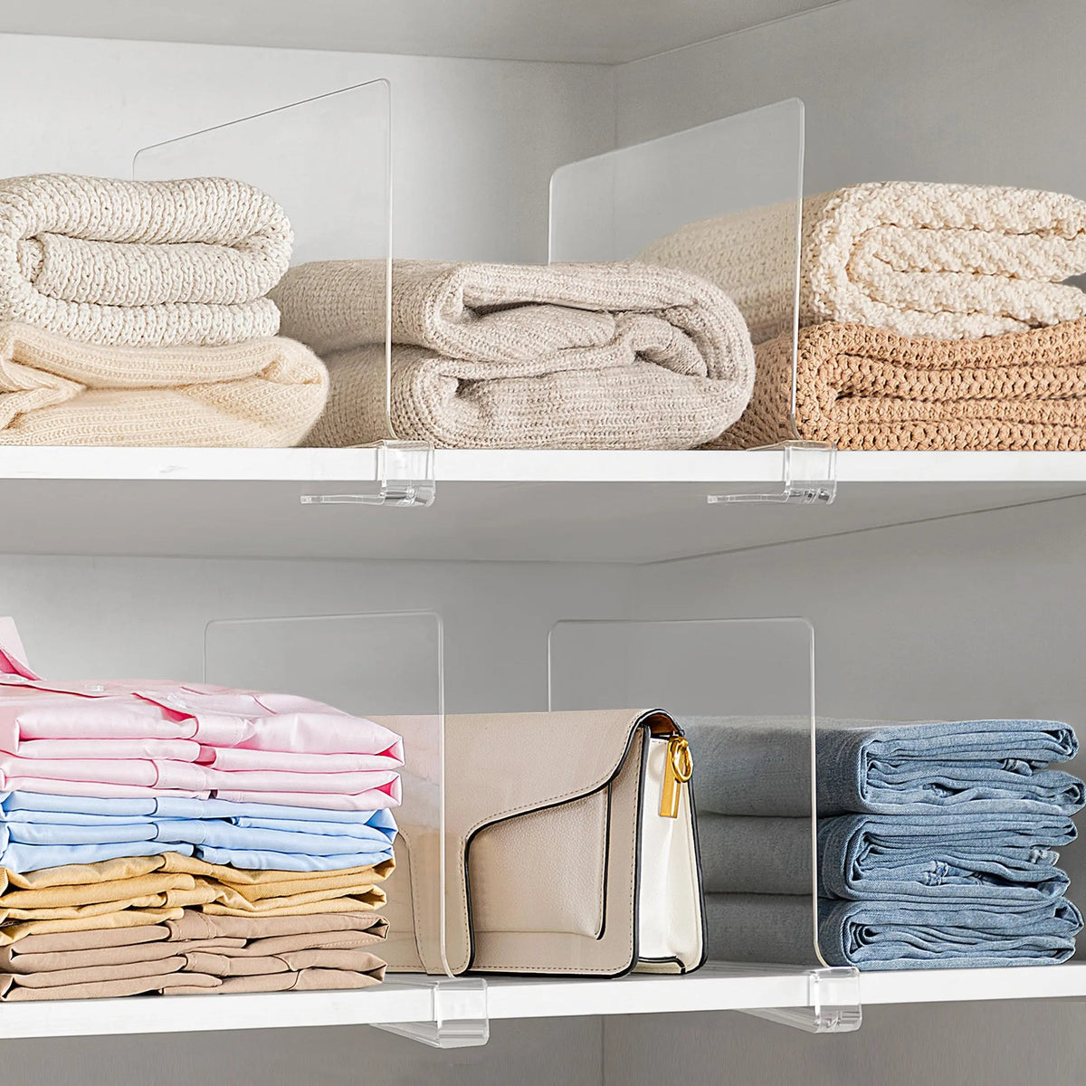 Clear Acrylic Shelf Dividers