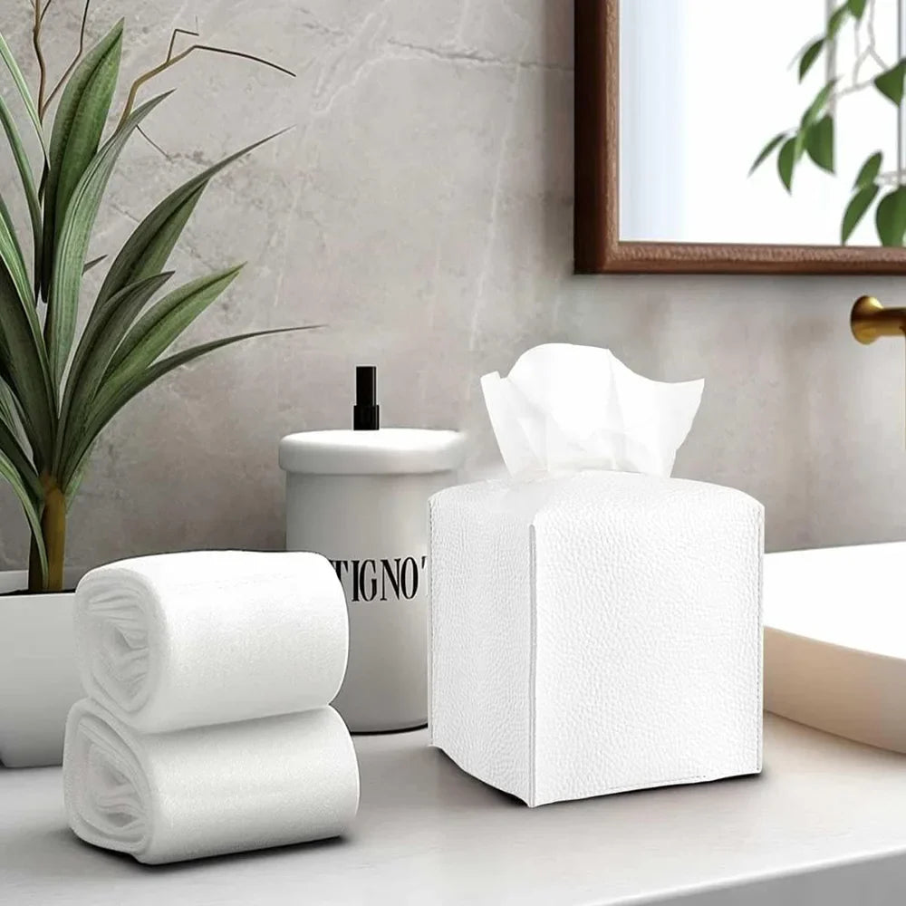 Leather Tissue Holder