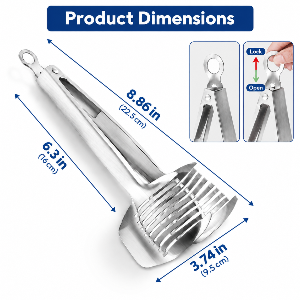 Stainless Steel Fruit Slicer