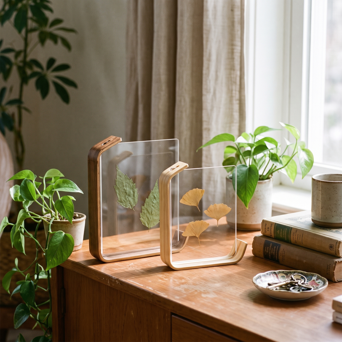 Acrylic Photo Frame in use