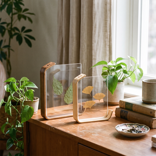 Acrylic Photo Frame in use