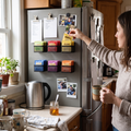 Magnetic Tea Bag Organizer in use
