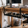 Extendable Cable Tray in use