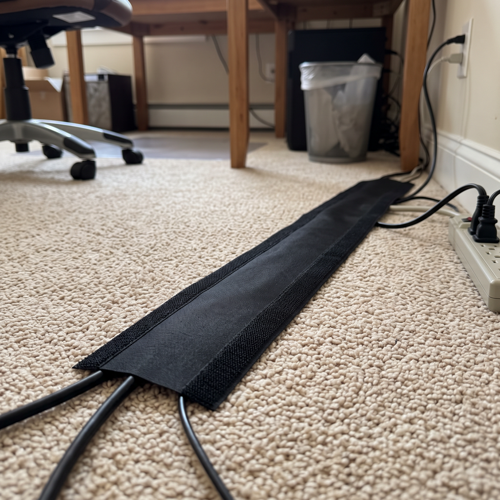 Carpet Cord Shield in use