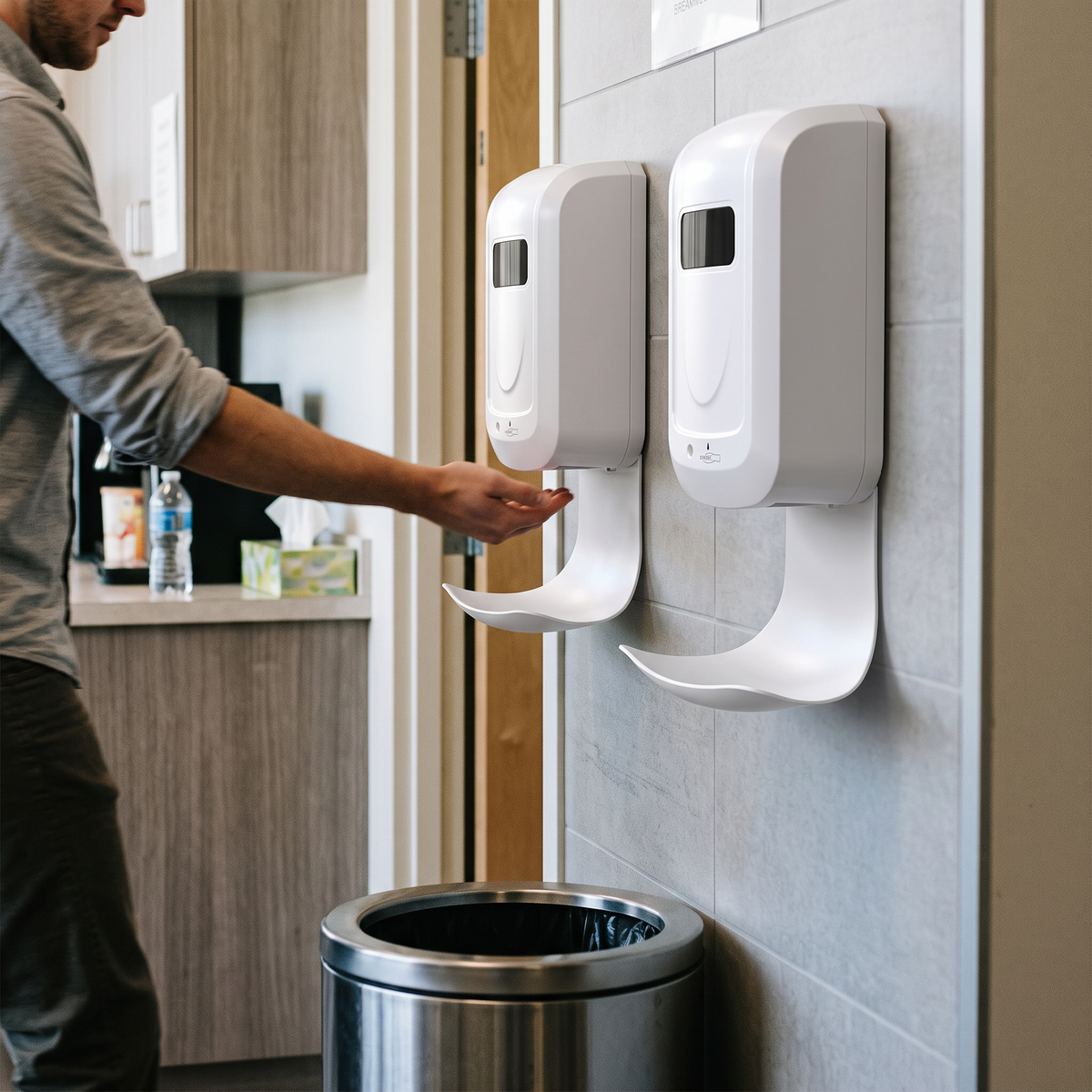 Dispenser Drip Tray in use