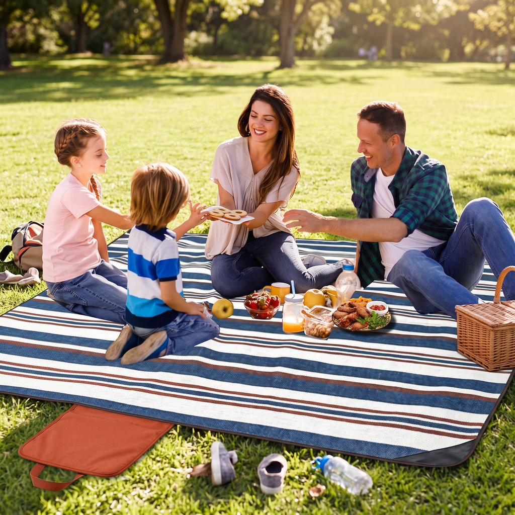 Waterproof Picnic Mat in use