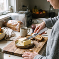 Heated Butter Knife in use