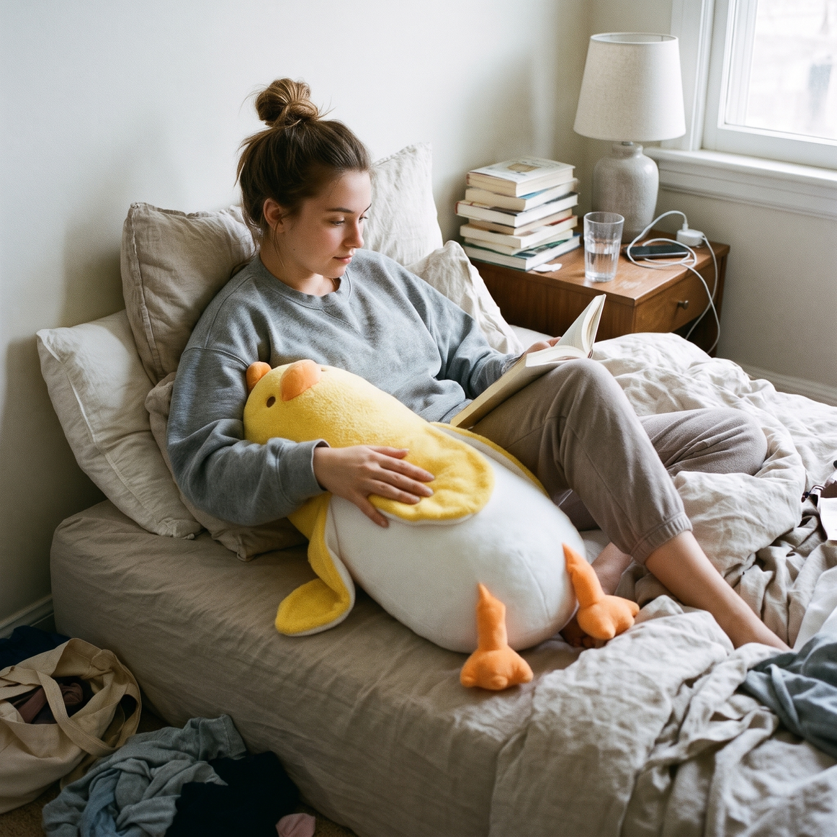 Banana Duck Pillow lifestyle