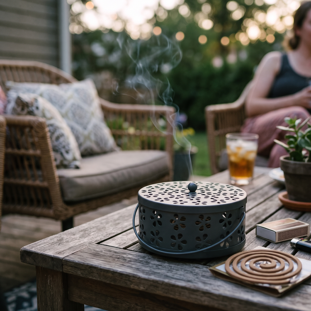 Mosquito Coil Holder lifestyle
