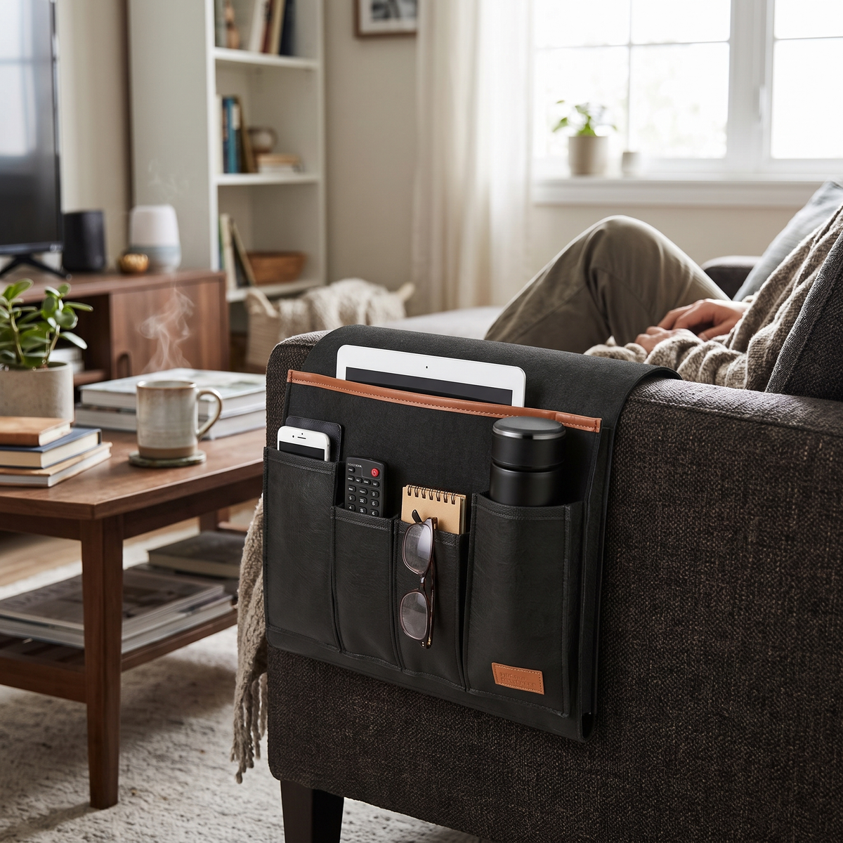 Felt Armchair Caddy lifestyle