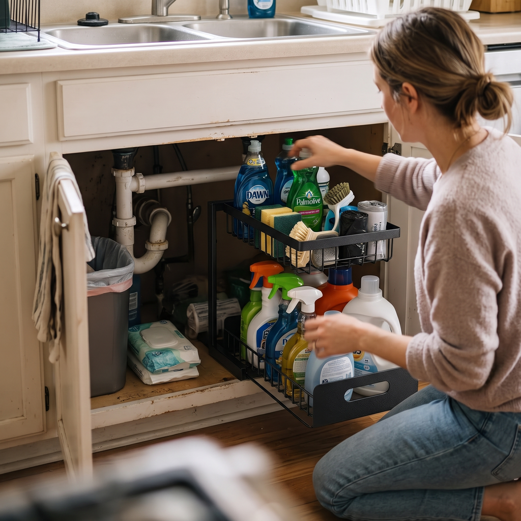 Under Sink Organizer lifestyle