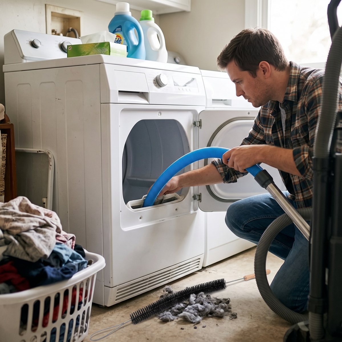 Dryer Vent Cleaner Kit lifestyle
