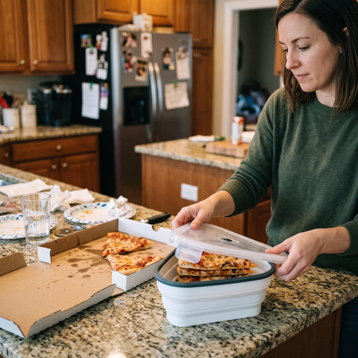 Pizza Storage Container lifestyle