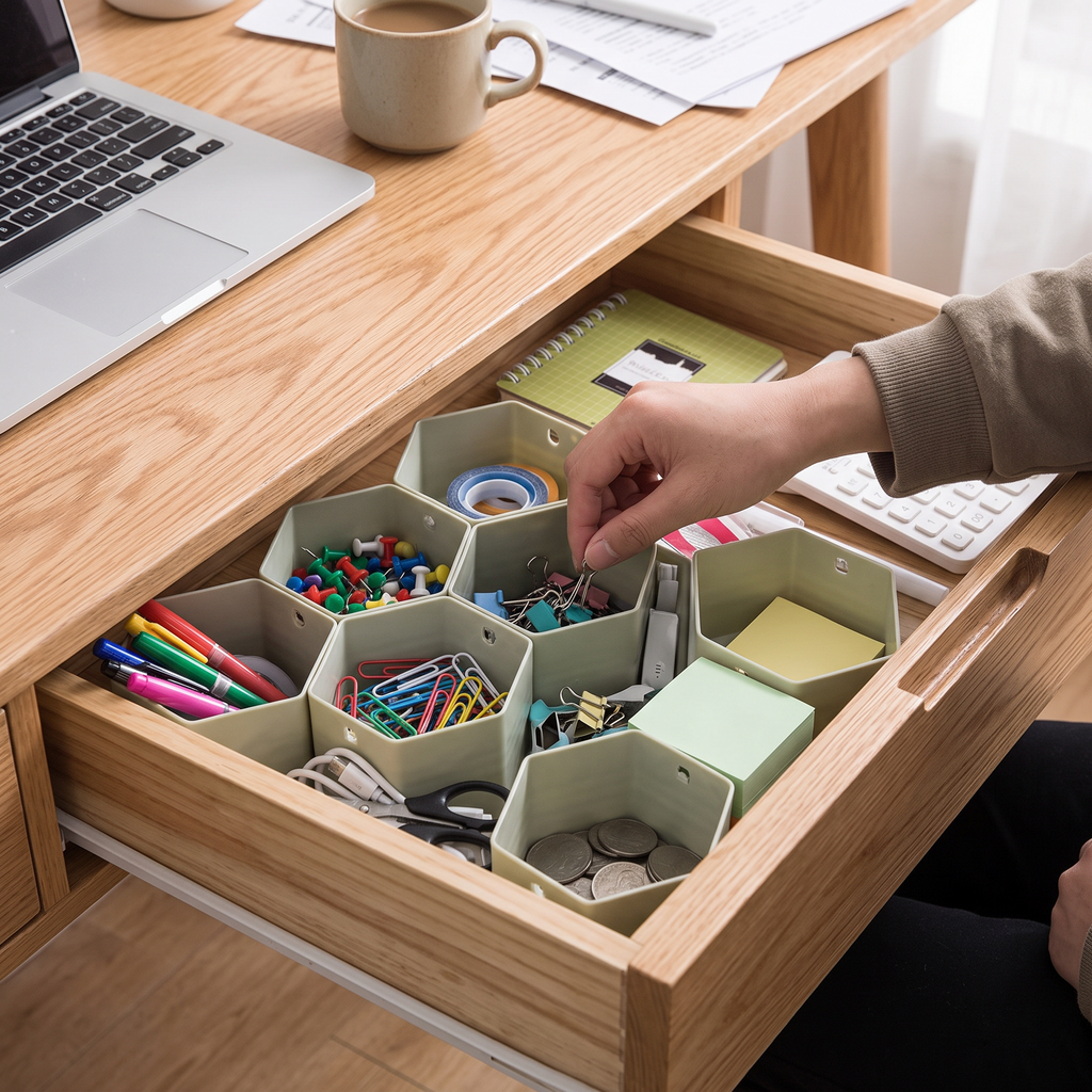 Honeycomb Drawer Organizer lifestyle