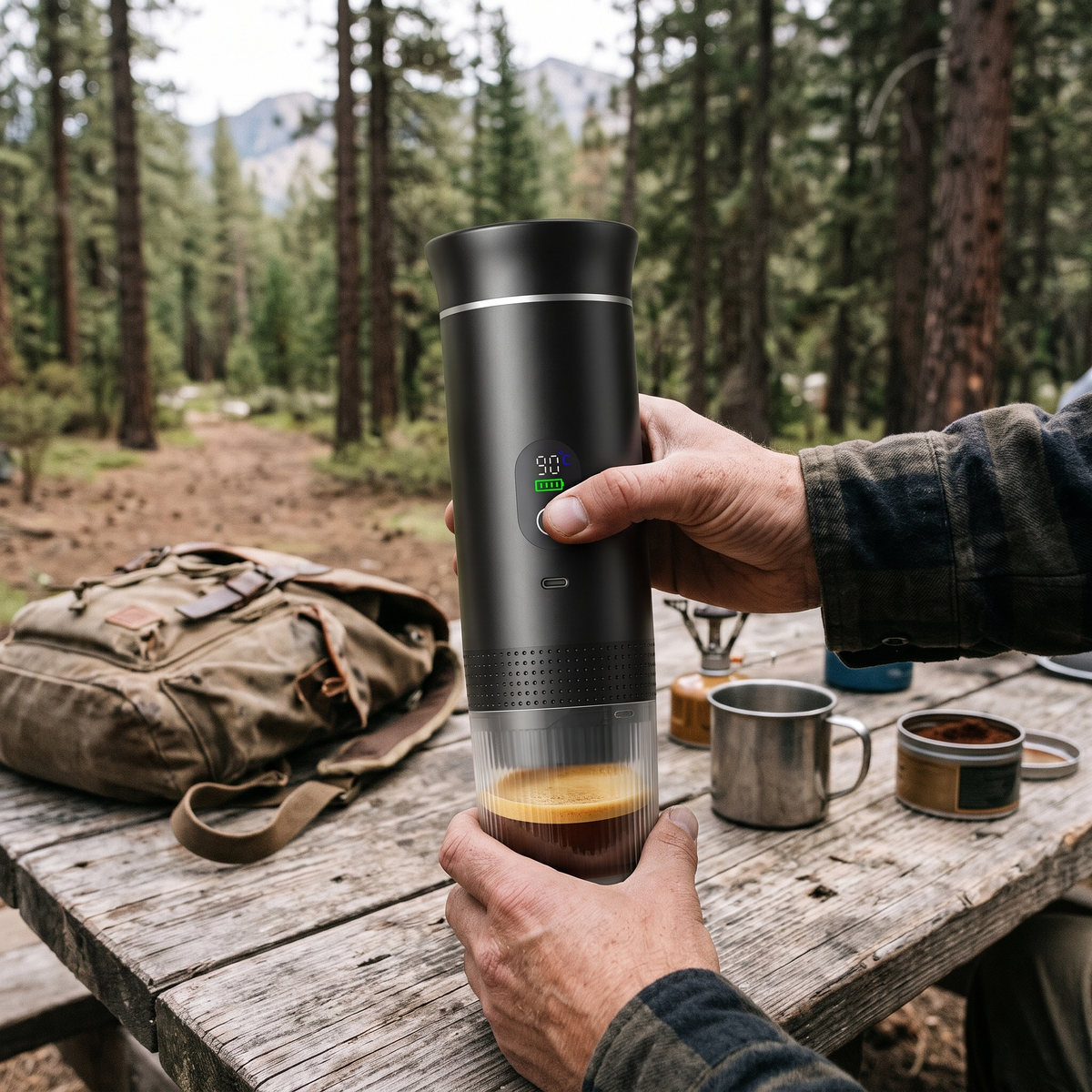 Portable Espresso Maker lifestyle