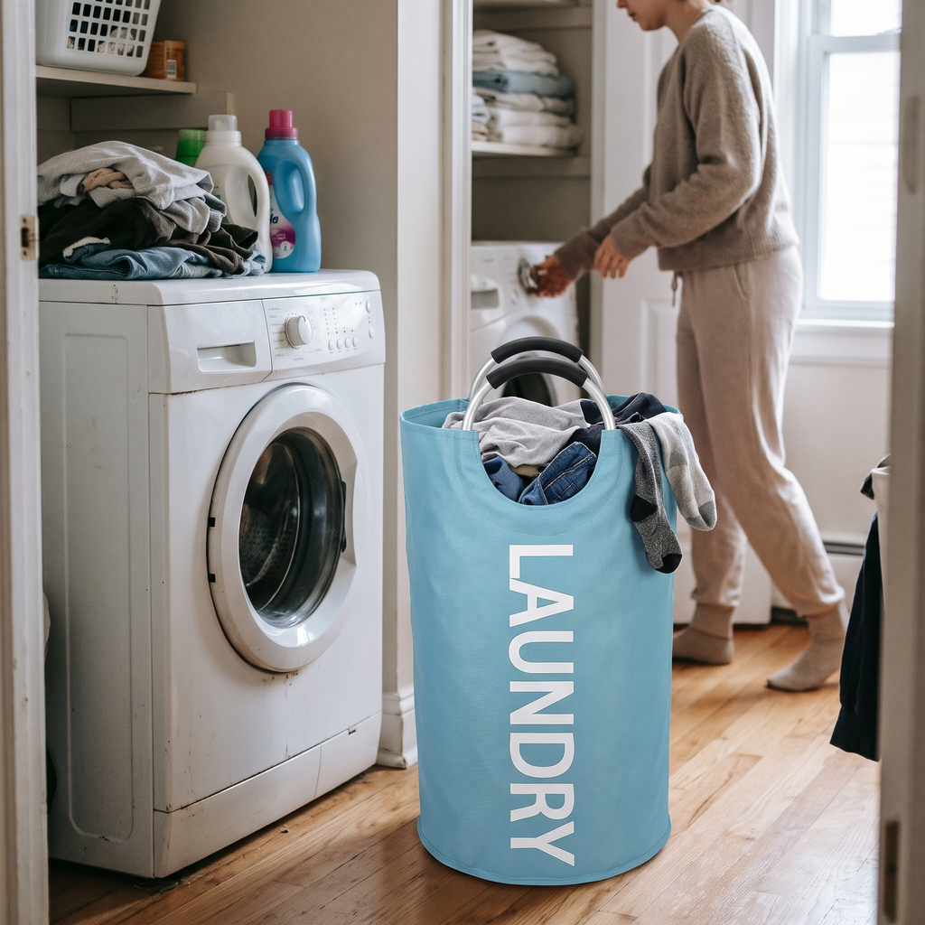 Collapsible Laundry Hamper lifestyle