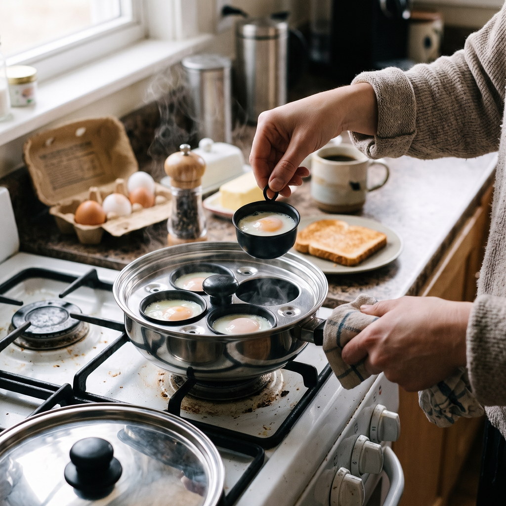 Egg Poacher Pan lifestyle