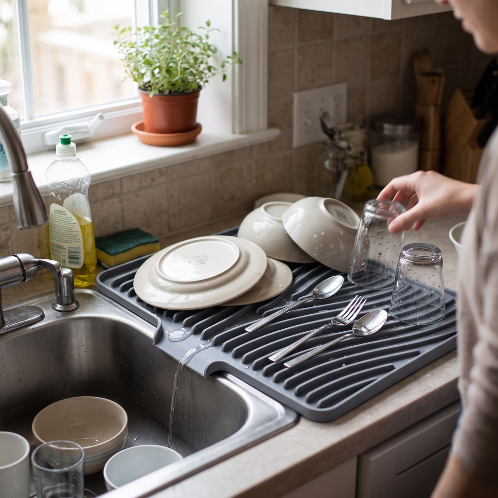 Countertop Drain Pad lifestyle