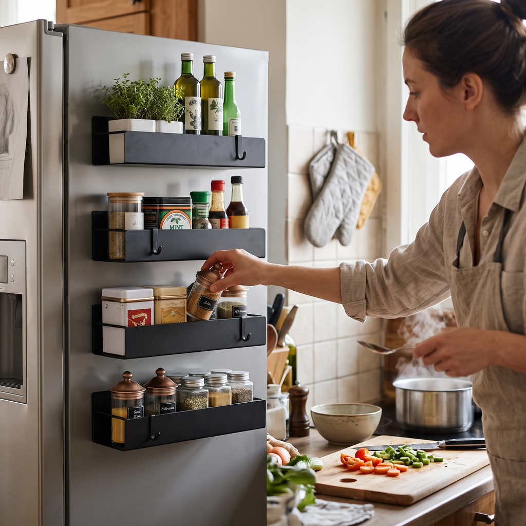 Magnetic Spice Rack lifestyle