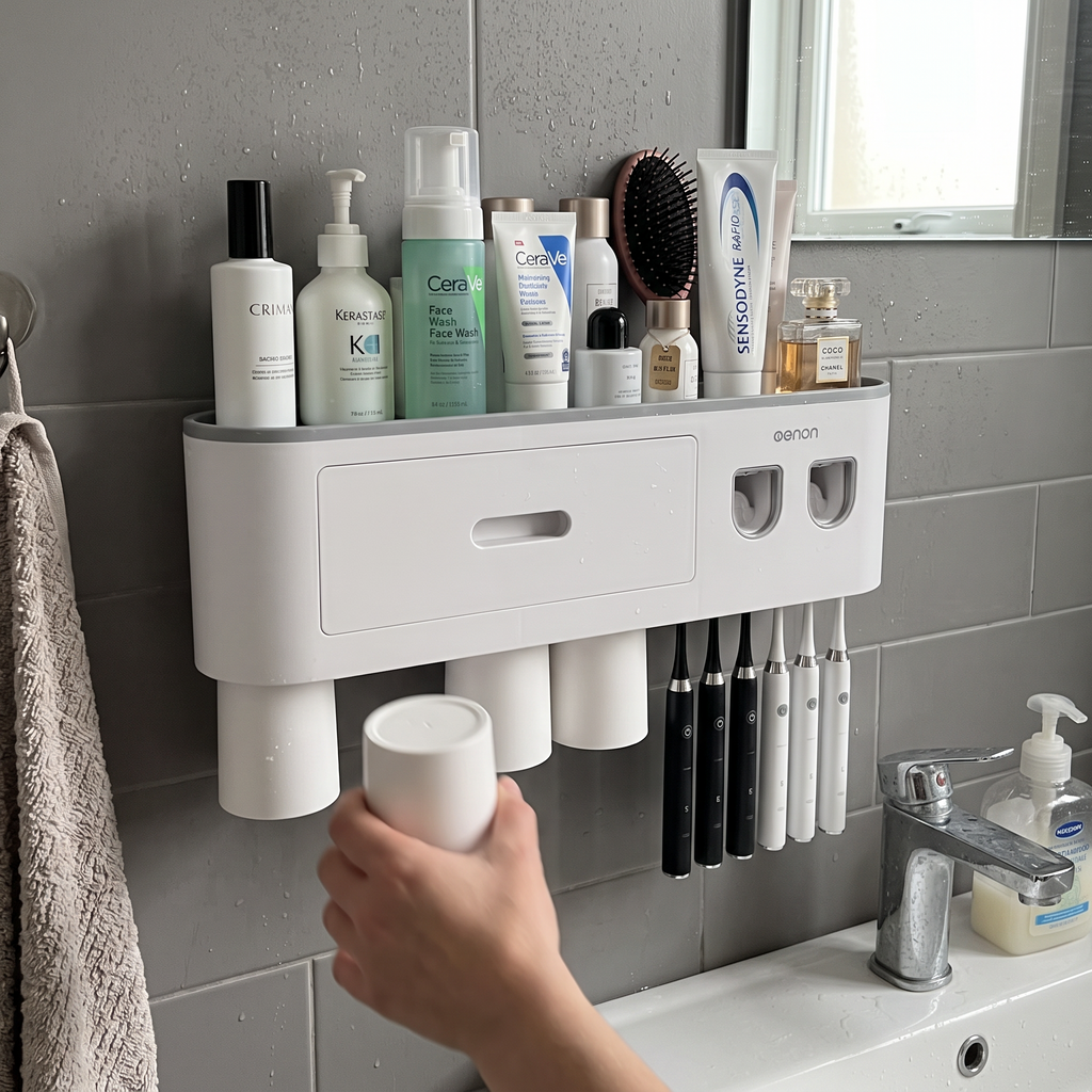 Magnetic Toothbrush Holder lifestyle