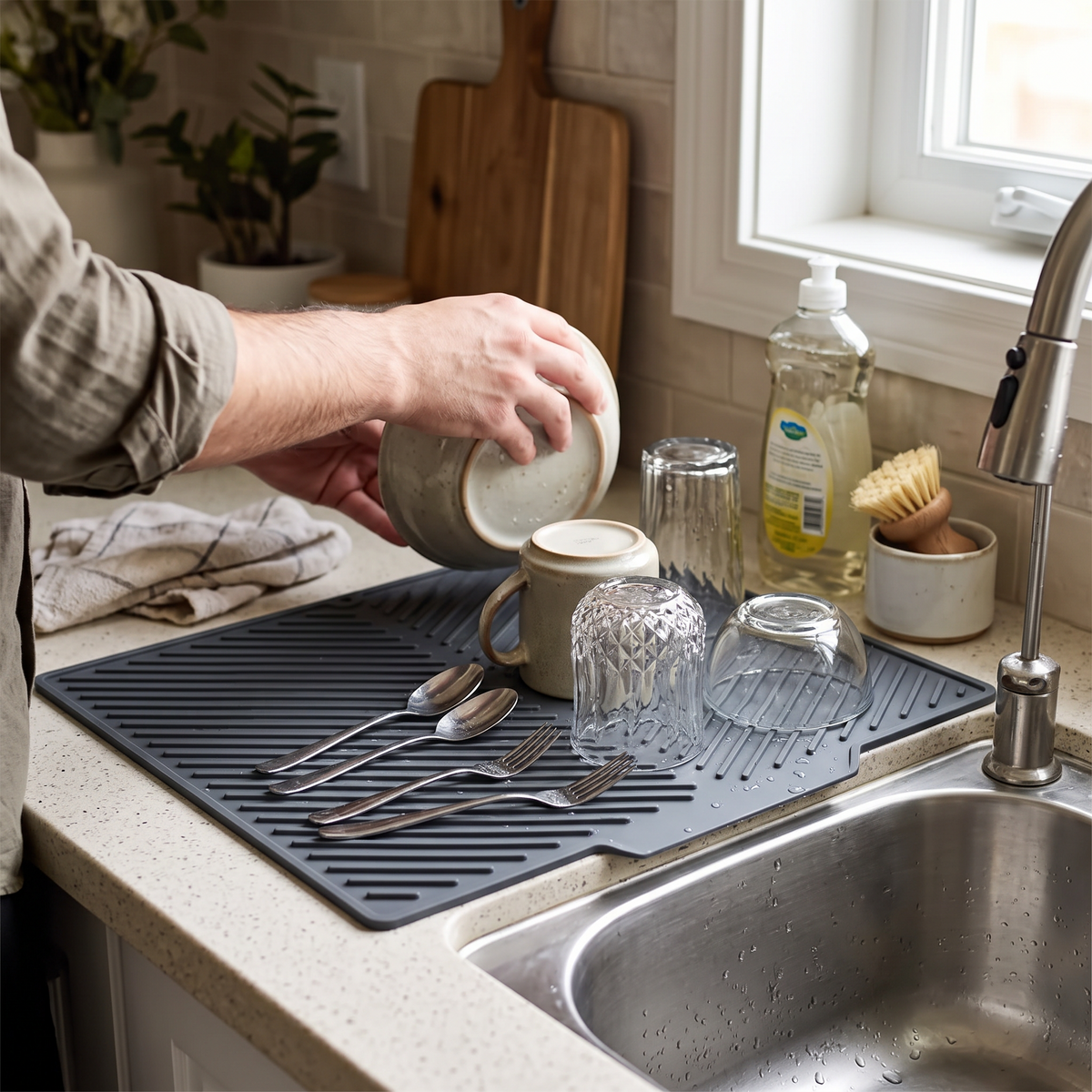 Dish Drying Mat lifestyle