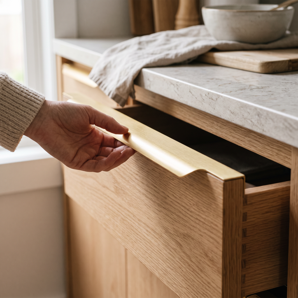 Cabinet Finger Pull lifestyle