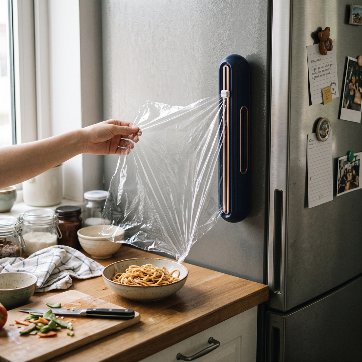 Magnetic Wrap Dispenser lifestyle
