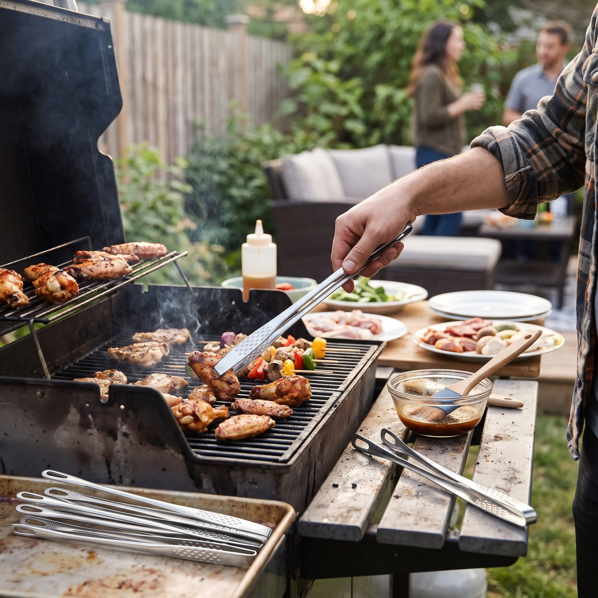 BBQ Tongs lifestyle
