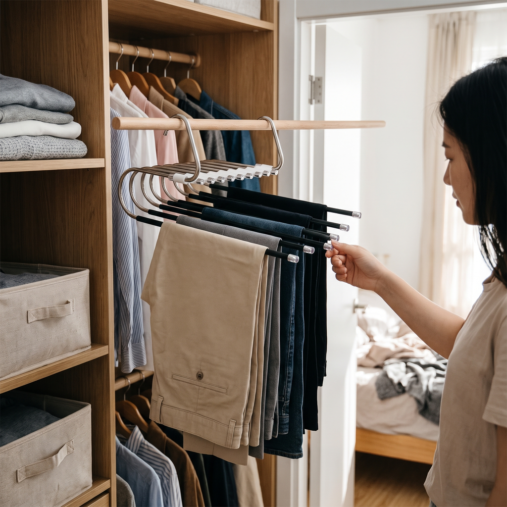 Multi Layer Pants Hanger lifestyle