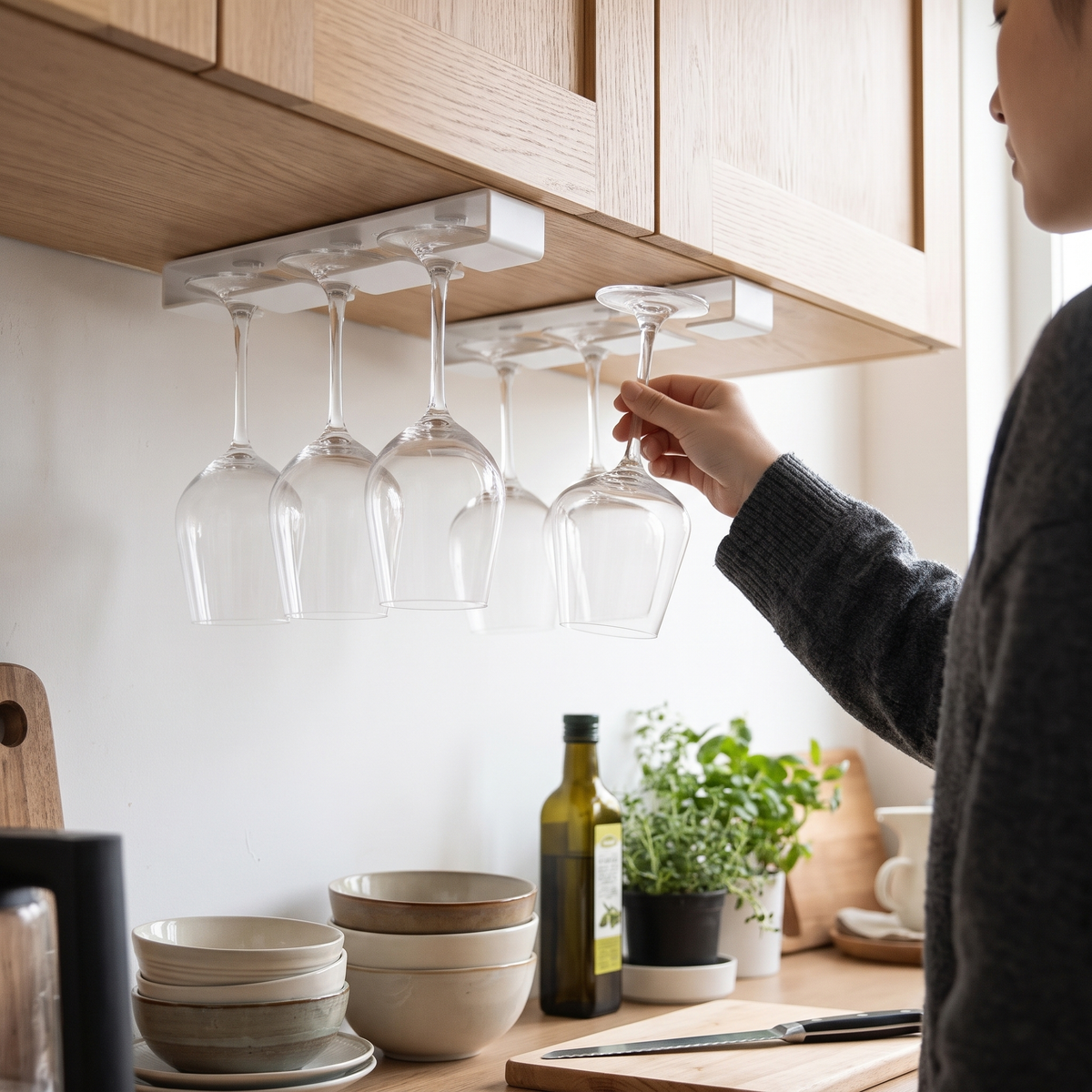 Wine Glass Rack lifestyle