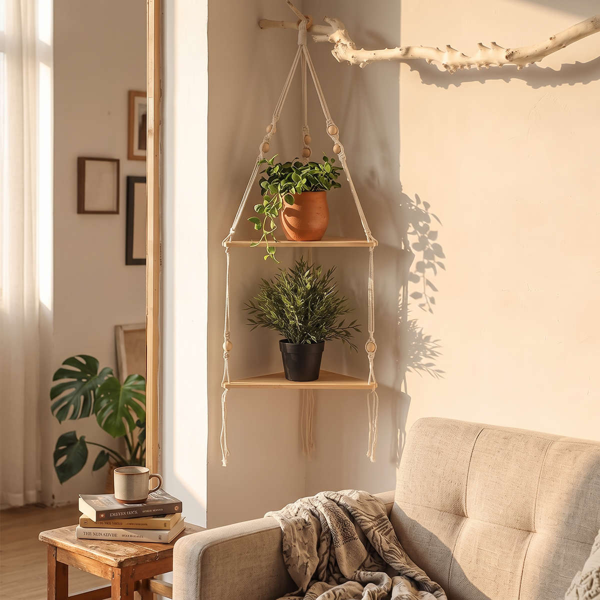 Corner Wall Shelf lifestyle