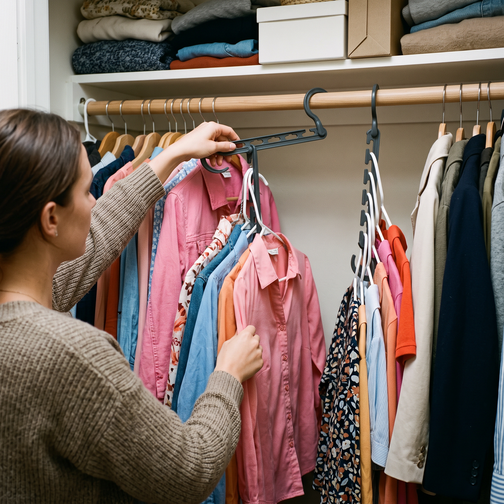 Magic Space Saving Hangers lifestyle