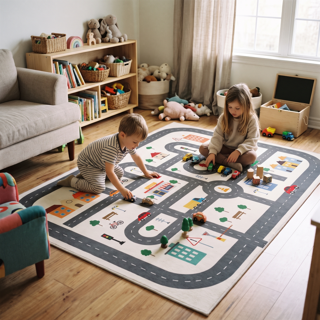 Parking Lot Play Mat lifestyle