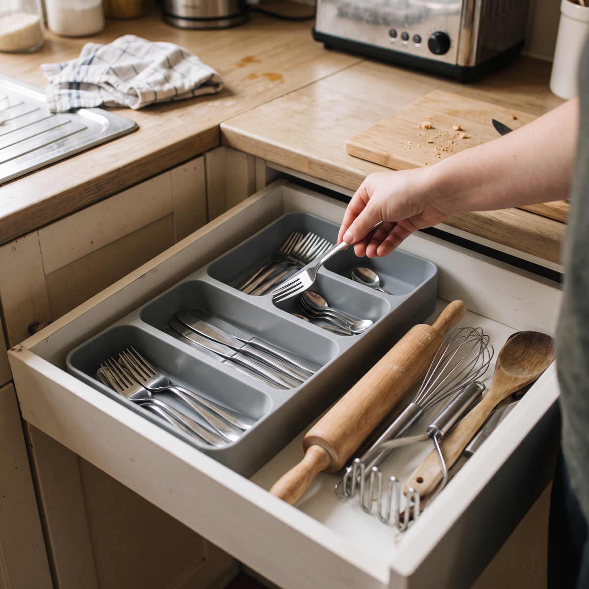 Cutlery Drawer Organizer lifestyle
