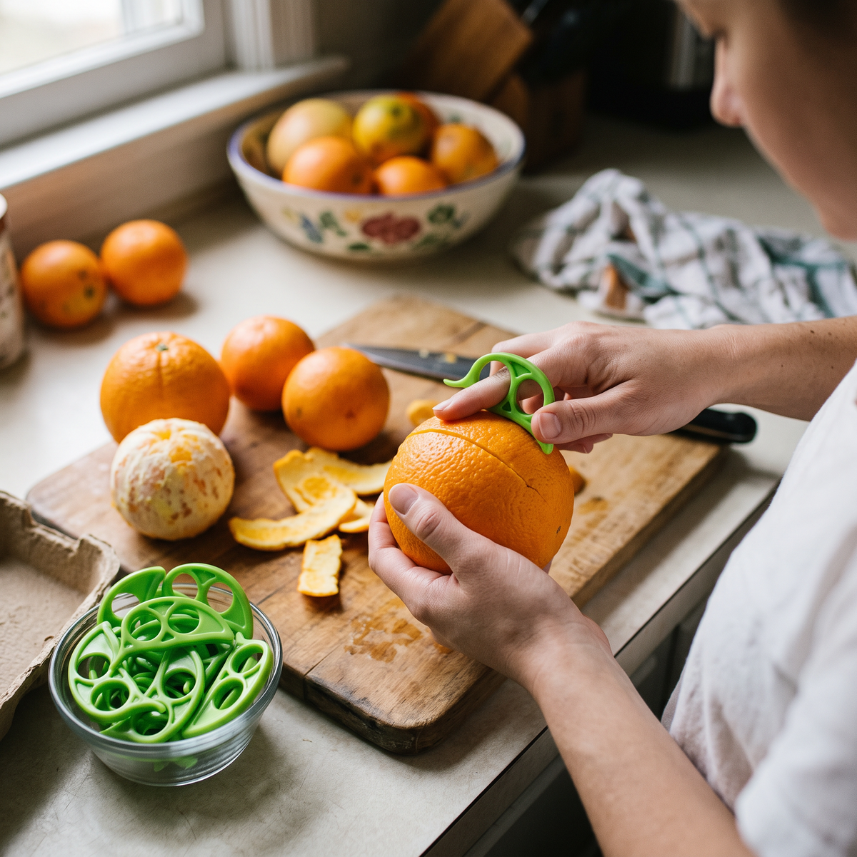 Citrus Peeler Tool lifestyle