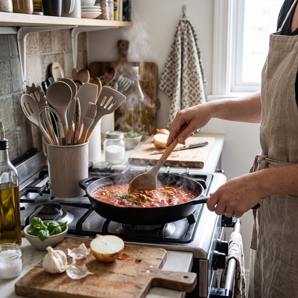 Silicone Kitchen Utensils lifestyle