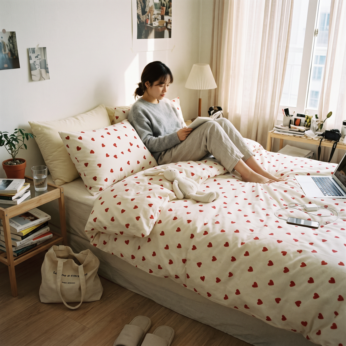 Heart Bedding Set lifestyle
