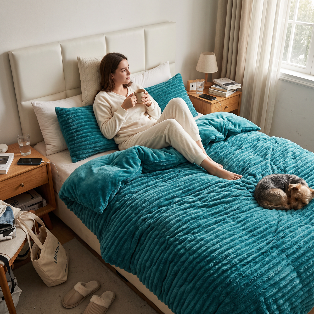 Flano Fleece Duvet lifestyle