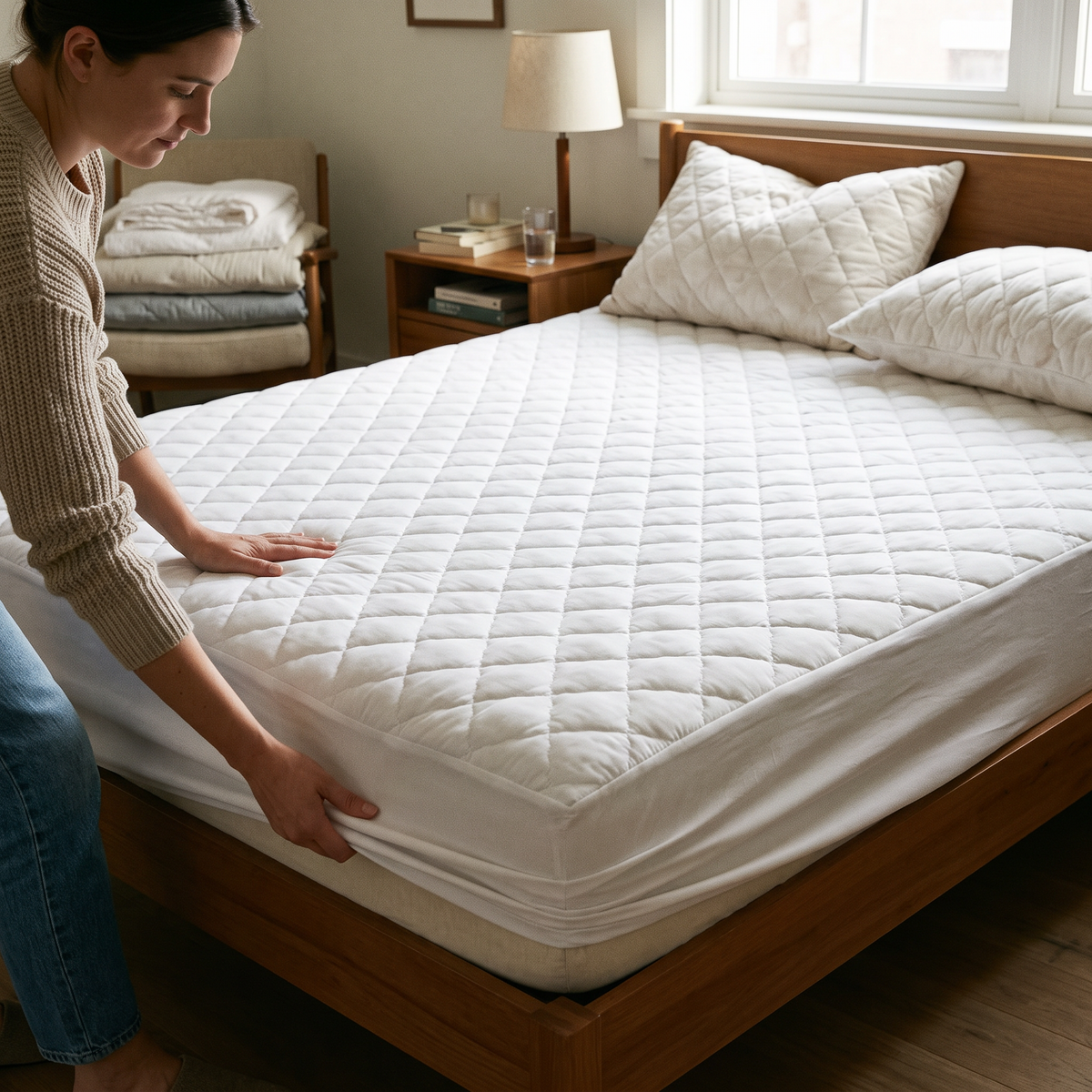 Quilted Mattress Pad lifestyle