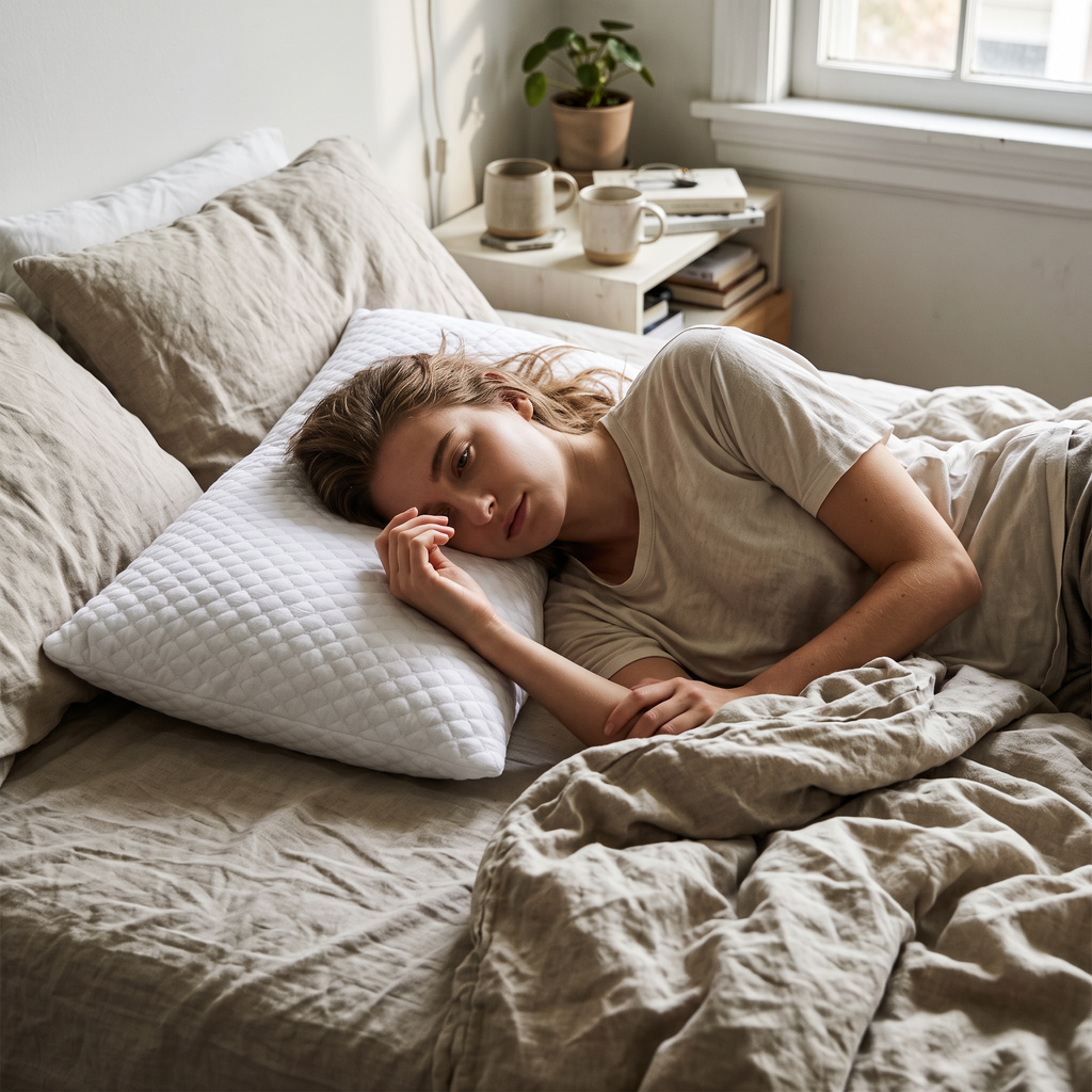 Shredded Memory Foam Pillow lifestyle
