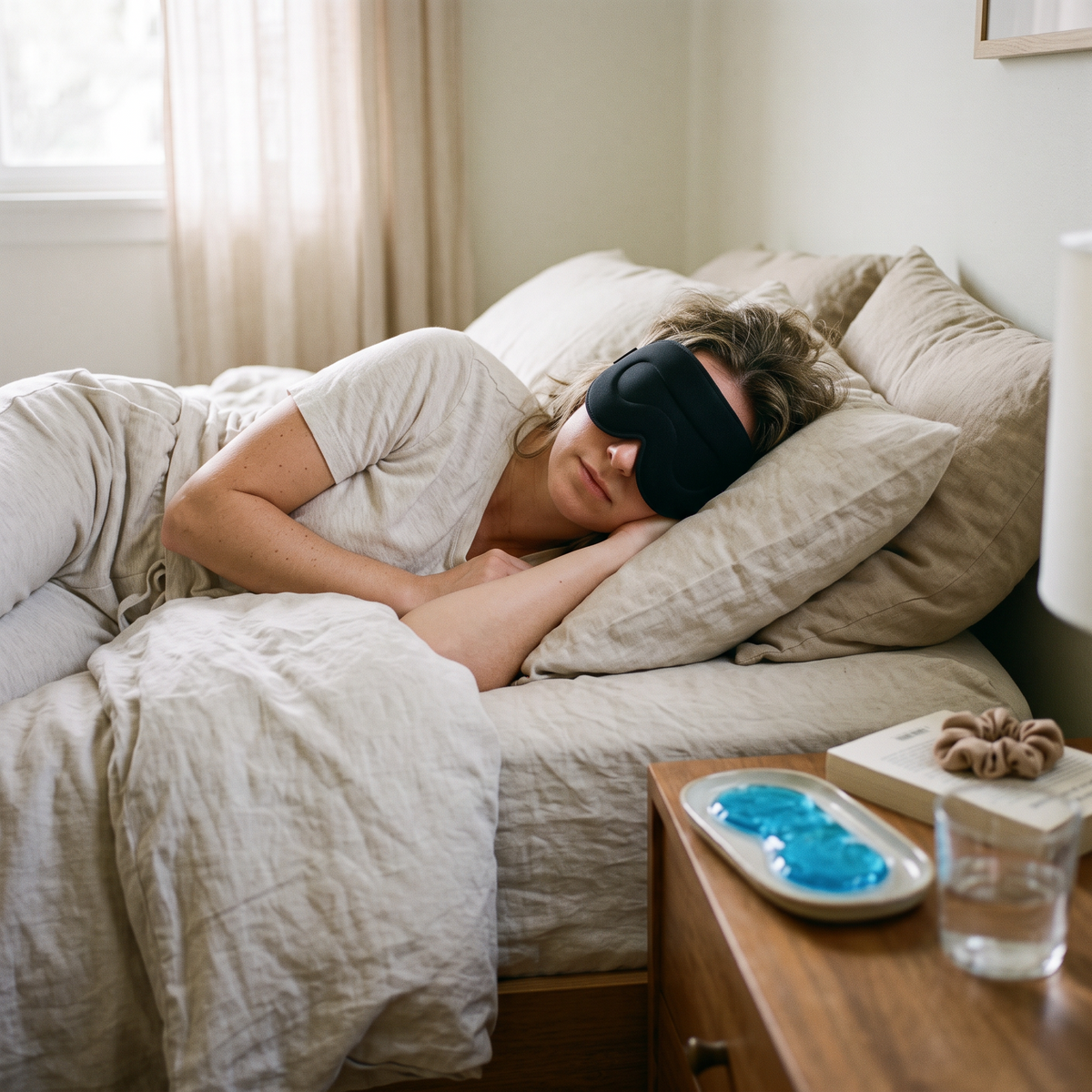 Cooling Gel Sleep Mask lifestyle