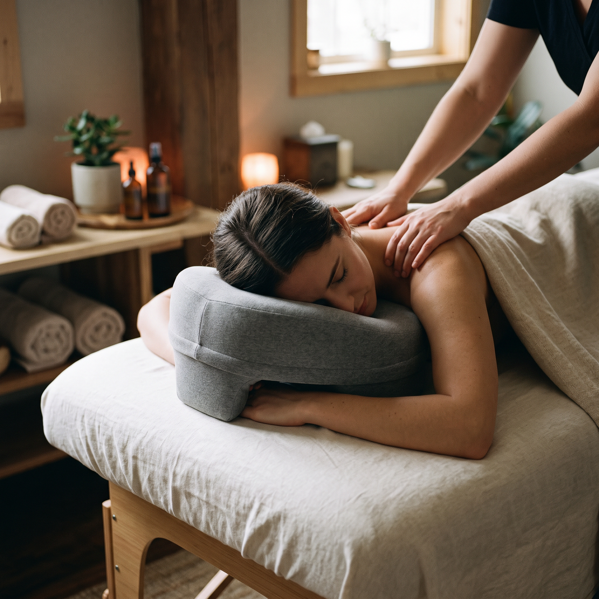 Massage Table Face Pillow lifestyle