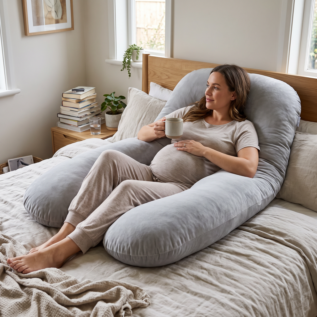 U-Shaped Pregnancy Pillow lifestyle
