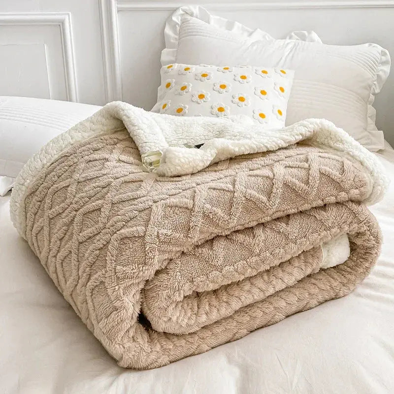 Soft Woolen Lamb Velvet Blanket