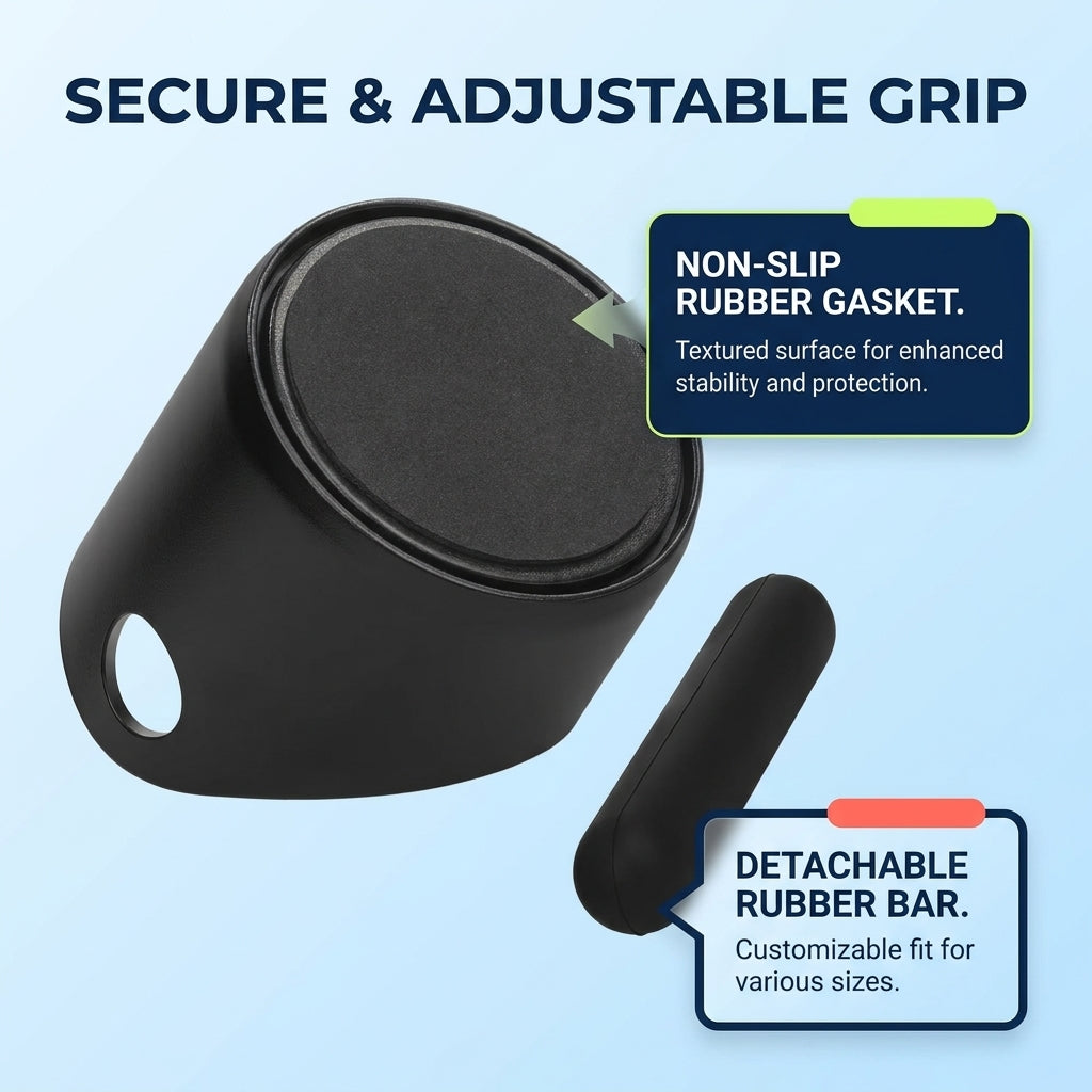 Non-Slip Espresso Knock Box