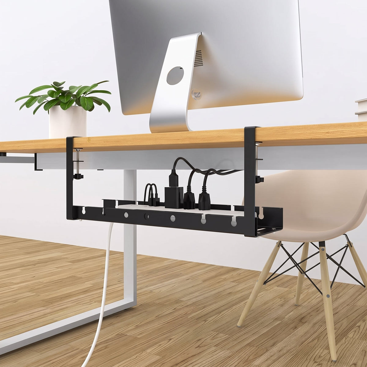 Extendable Under Desk Cable Tray