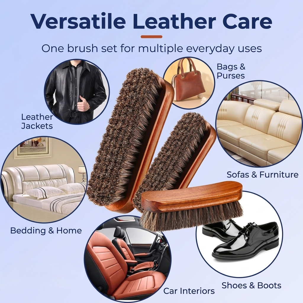 Horsehair Shoe Brush